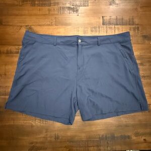 Magellan Outdoors women's Recycled Polyester Navy Blue Classic‎ Fit Shorts 3X